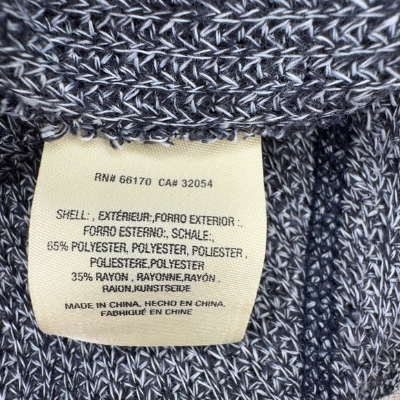 Deletta Anthropologie size XS Blue  Cold Shoulder Round‎ Neck Stretch Knit Top - Picture 6 of 11